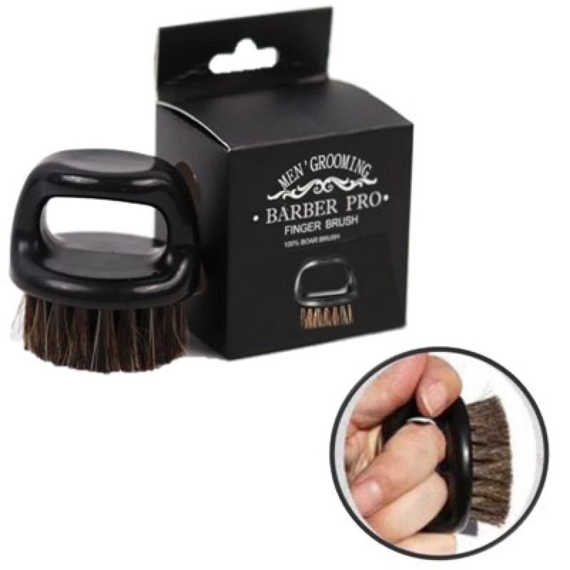 Mini Escova de Dedo barber Pro em Oferta na Shopee