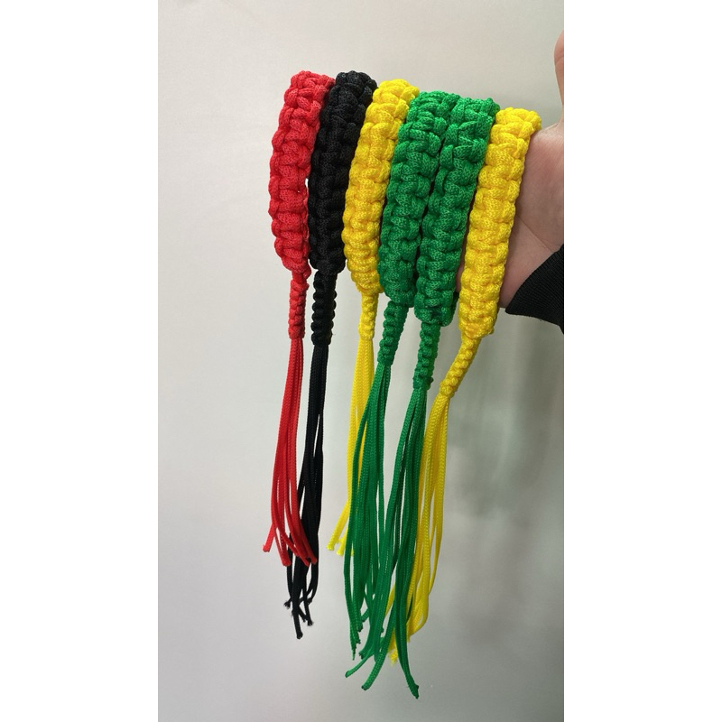 Prajied/Kruang Graduação Muay Thai Fio Tailândes Amarelo Verde Azul Preto