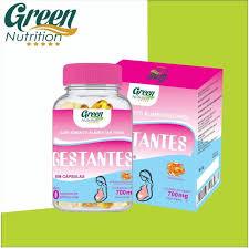 POLIVITAMÍNICO GESTANTES 700MG 30CAPS GREEN NUTRITION KIT COM 3