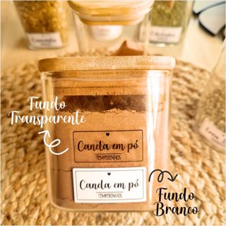 kit Etiquetas Adesivos para Potes de Temperos Condimento Decorativo Adesivo Vinil em Oferta na Shopee