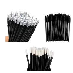 Kit Escovinha + Microbrush + Bastão Lip Gloss Preto Labios Sobrancelhas Cilios Micropigmentação Lash Lifting