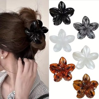 Plumeria Acrílica Vintage Flor De Grampos De Cabelo Clipes Barrettes Headwear Acessórios em Oferta na Shopee