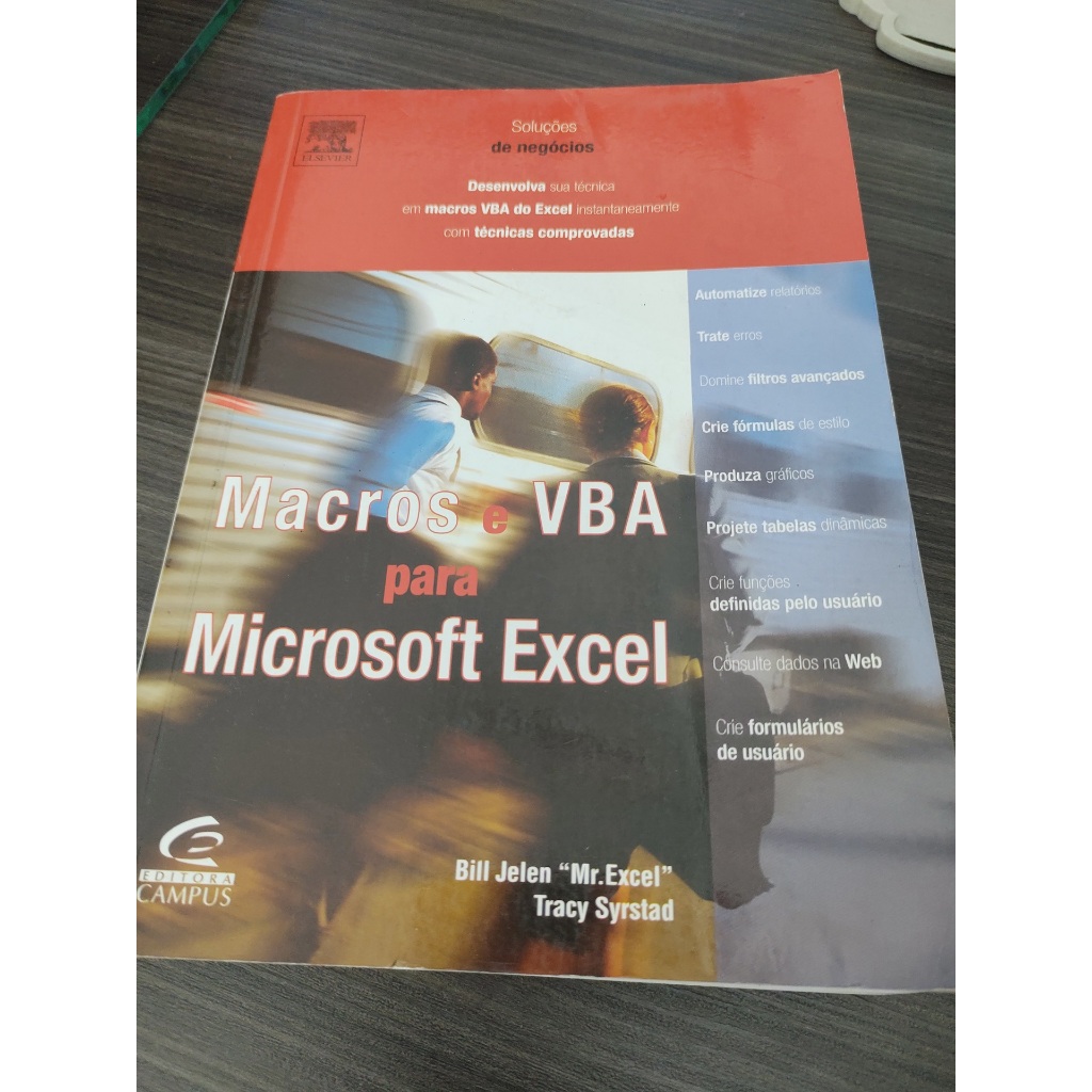 Livro Macros e Vba para Microsoft Excel (soluções de Negócios) Bill Jelen Tracy Syrstad