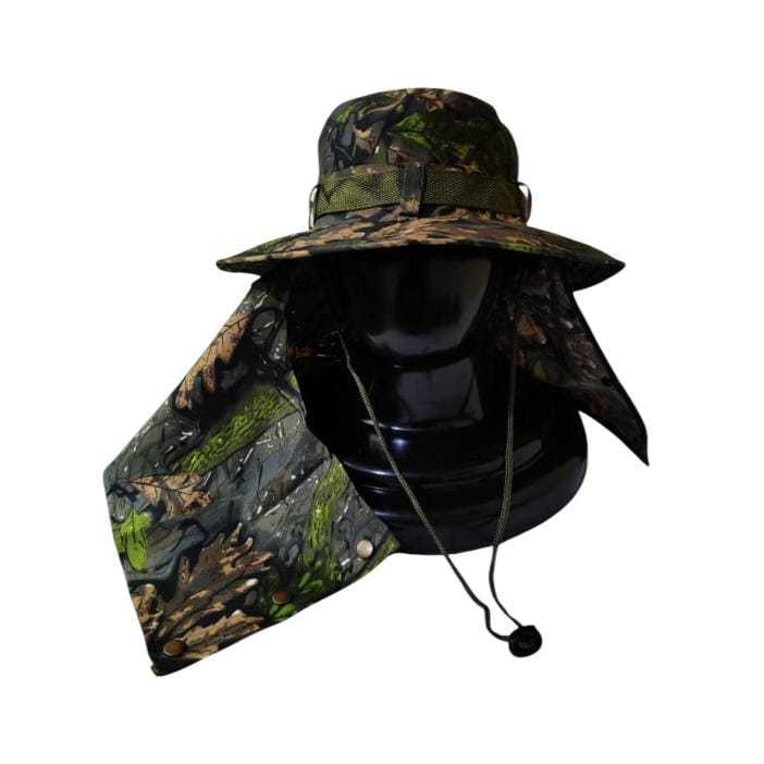 Chapéu  Pescador  de Pesca  com Proteção Solar  Canavieiro Camuflado Militar Adulto