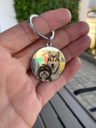 Chaveiro Foto Gravação Ultra Realista Inoxidável em Oferta na Shopee