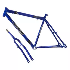 Quadro De Bicicleta Aro 26 Ultra Bikes em Aço Carbono com Garfo Masculino e Feminino