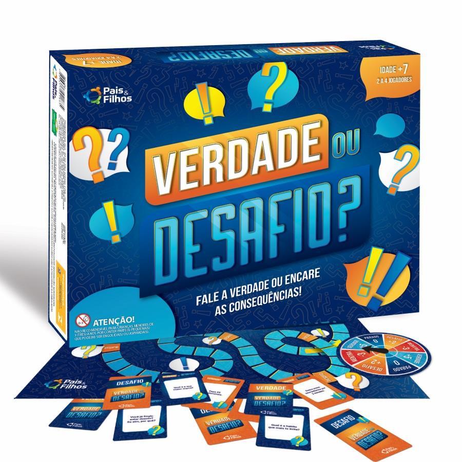 Jogo Verdade ou Desafio - Pais e Filhos 2183 em Oferta na Shopee