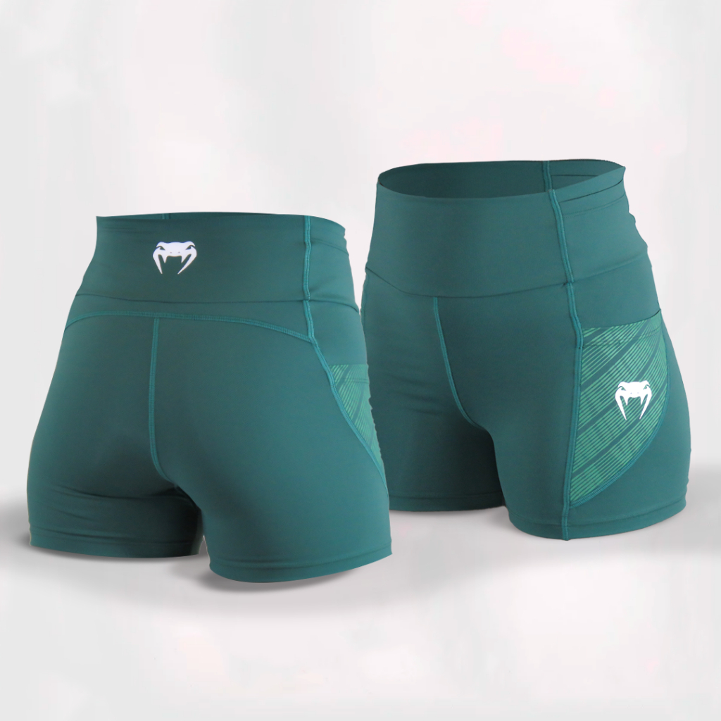 Short Legging Curto Feminino Venum Basic Writing Garden Performance em Oferta na Shopee