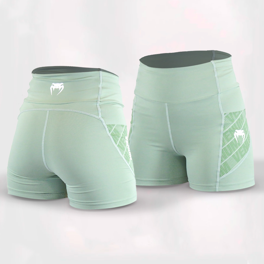 Short Legging Feminino Venum Basic Writing Aloe Performance