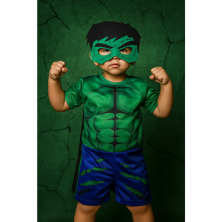 FANTASIA INFANTIL HULK MENINOS ANIVERÁRIOS FESTAS CARNAVAL em Oferta na Shopee