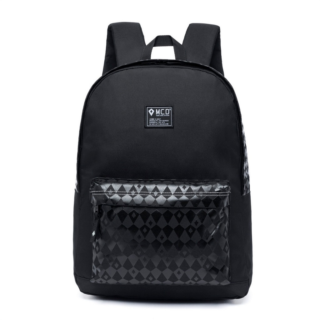 Mochila MCD Universitária Juvenil Estampa Geométrica em Oferta na Shopee