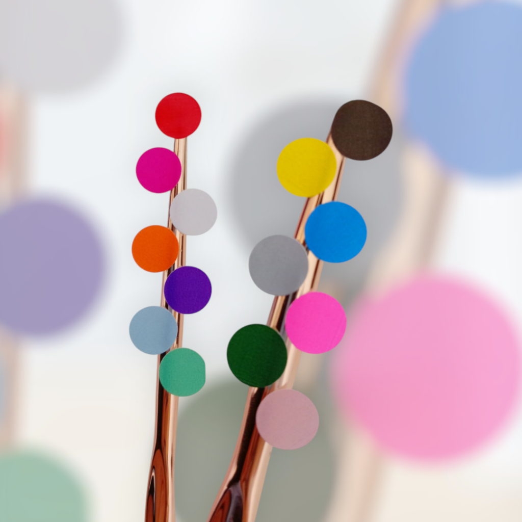 1000 Etiquetas Adesivas Bolinha Colorida em Oferta na Shopee