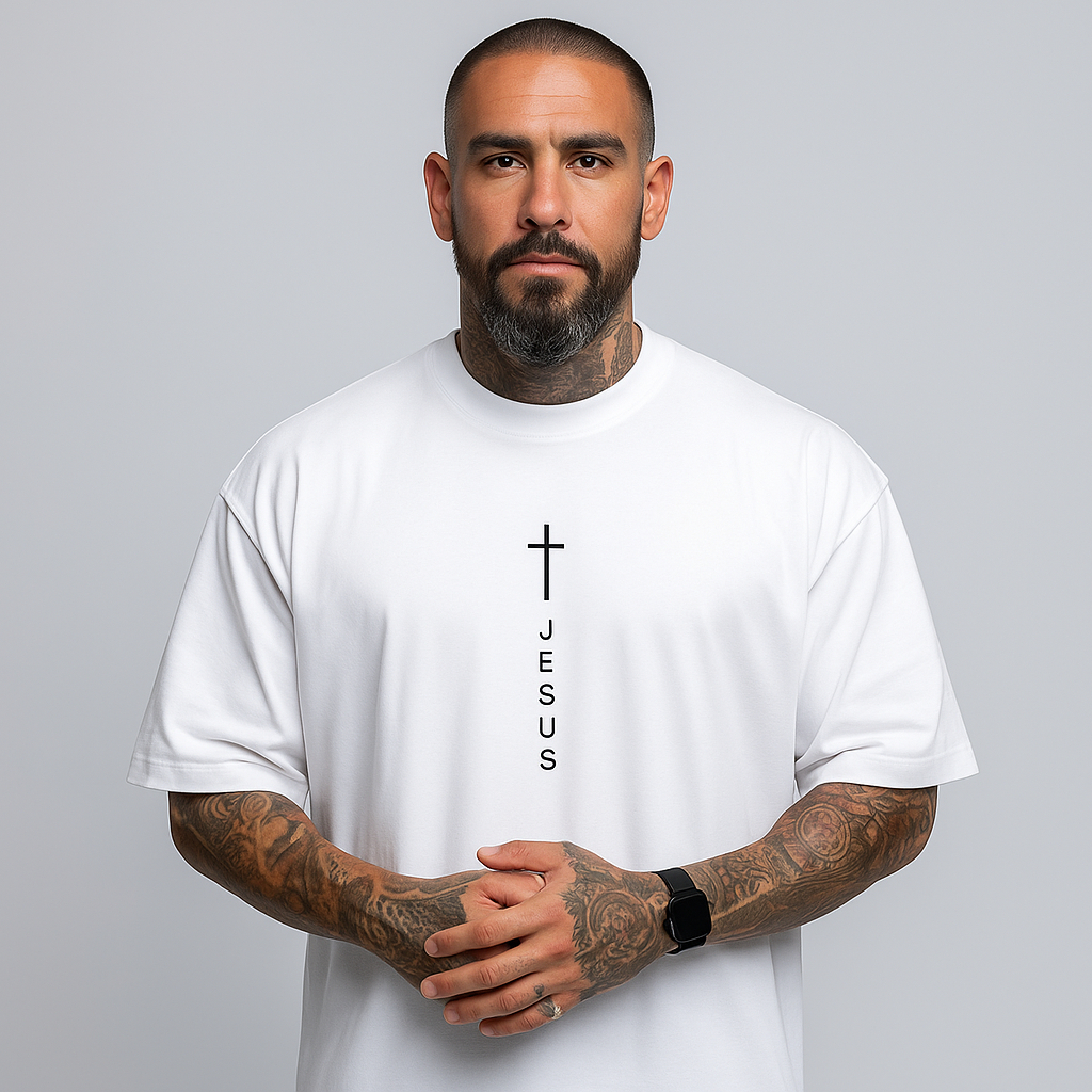 Camiseta Oversized Streetwaer Jesus em Oferta na Shopee