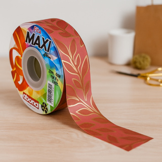 Fita Maxi Albano Rosé Ouro Estampada 32mm x 100metros Aurora Laço Embalagem Presente Decoração em Oferta na Shopee