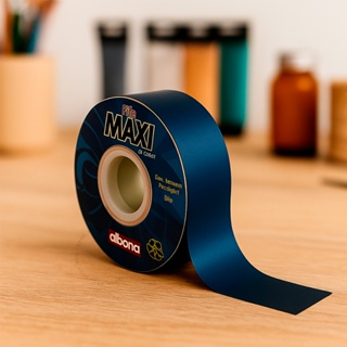 Fita Maxi Albano Azul Marinho Embalagem Presente Decoração 32mm X 100m Laço em Oferta na Shopee