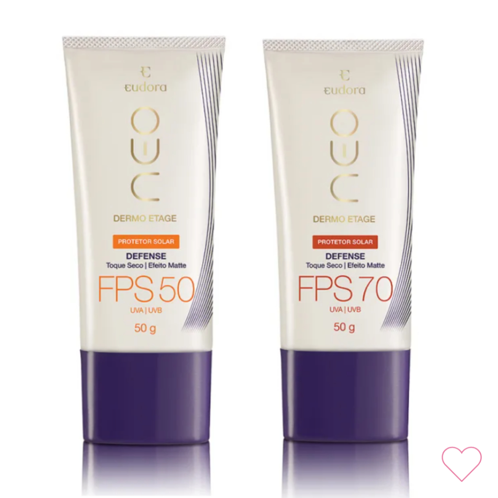 Neo Dermo Etage Protetor Solar Facial Defense 50g - Protetor Efeito Matte - Toque seco -  Eudora