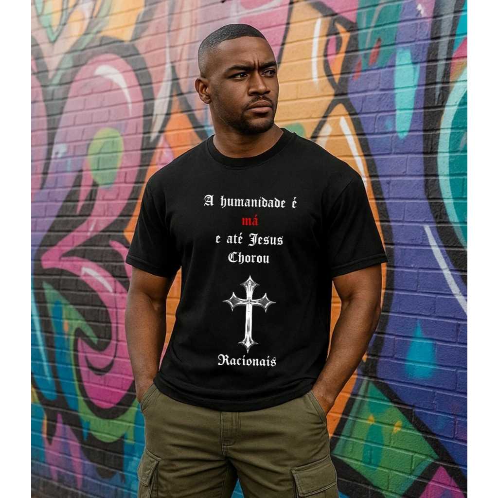 Camiseta Racionais Mcs Clássica Rap Nacional Hip Hop Streetwear De Quebrada Unissex