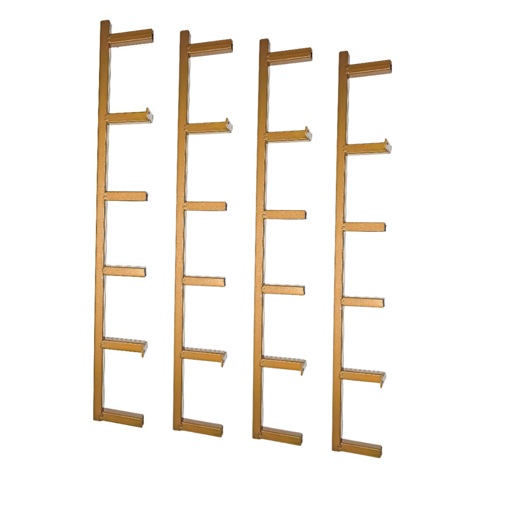 Suporte Industrial Metalon Para Prateleira de Esmaltes Dois Pares em Oferta na Shopee