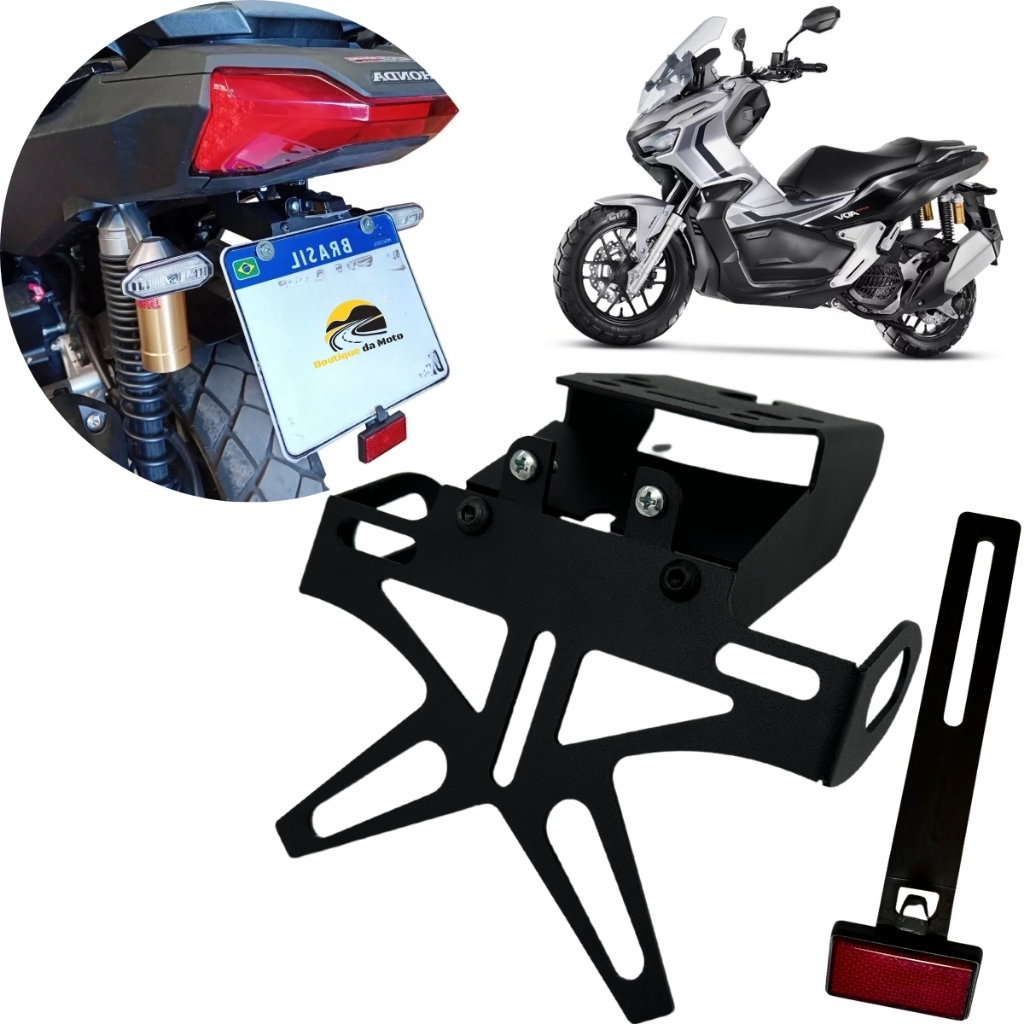 Eliminador De Rabeta Adv 150 Suporte Para Placa Fixo Adv-150 Honda