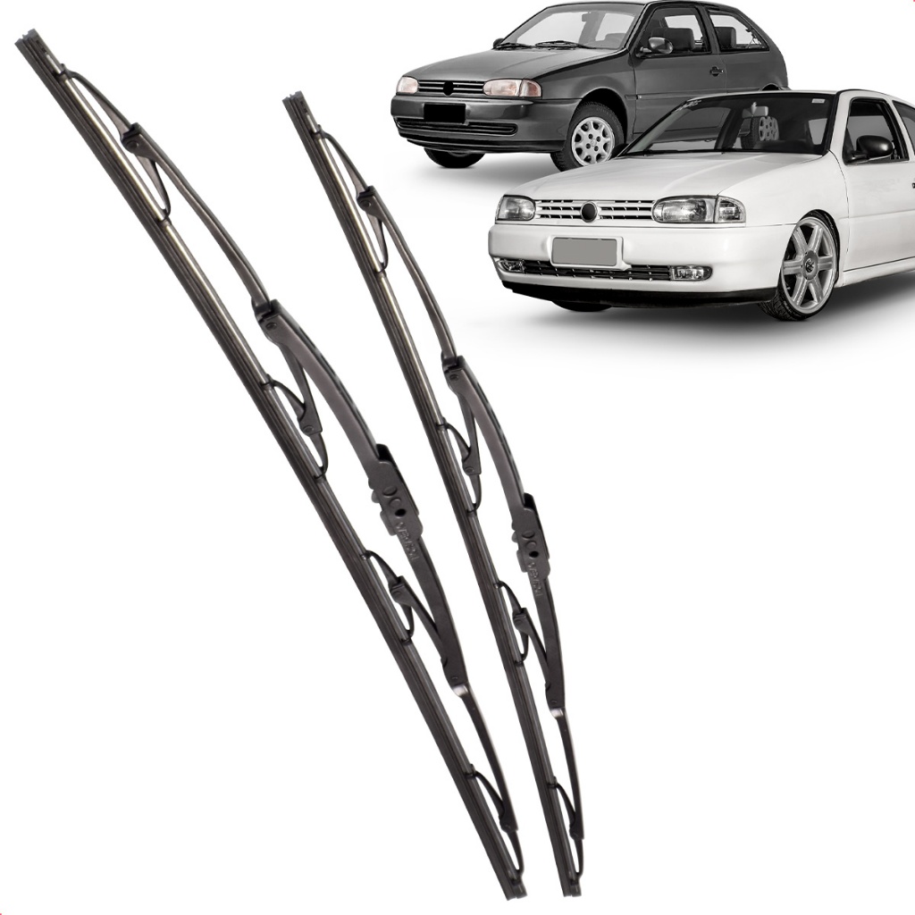 Par Palheta Dianteira Limpadora de Para-brisa Gol Saveiro Parati G2 Bola de Ferro em Oferta na Shopee