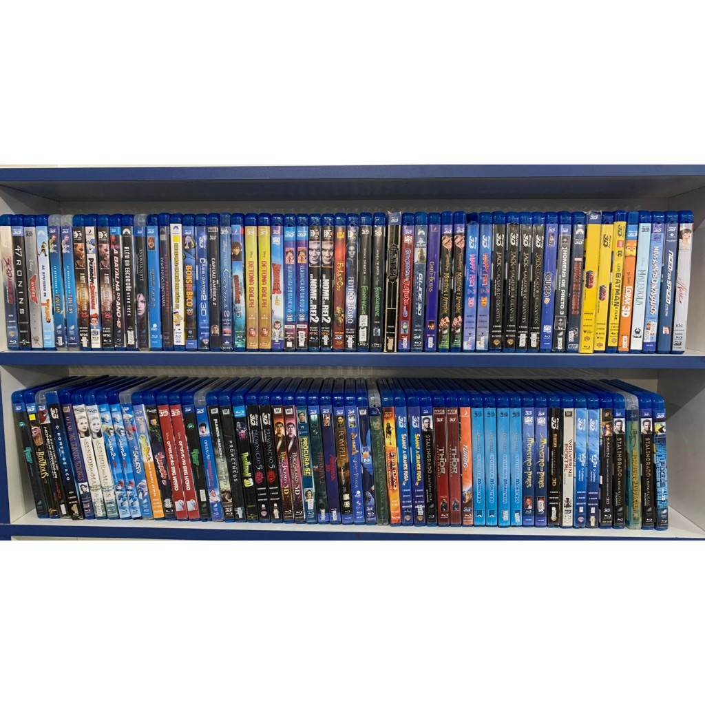 Seleção De Filmes Blu-ray 3D Vendidos Avulsos Originais Dublados