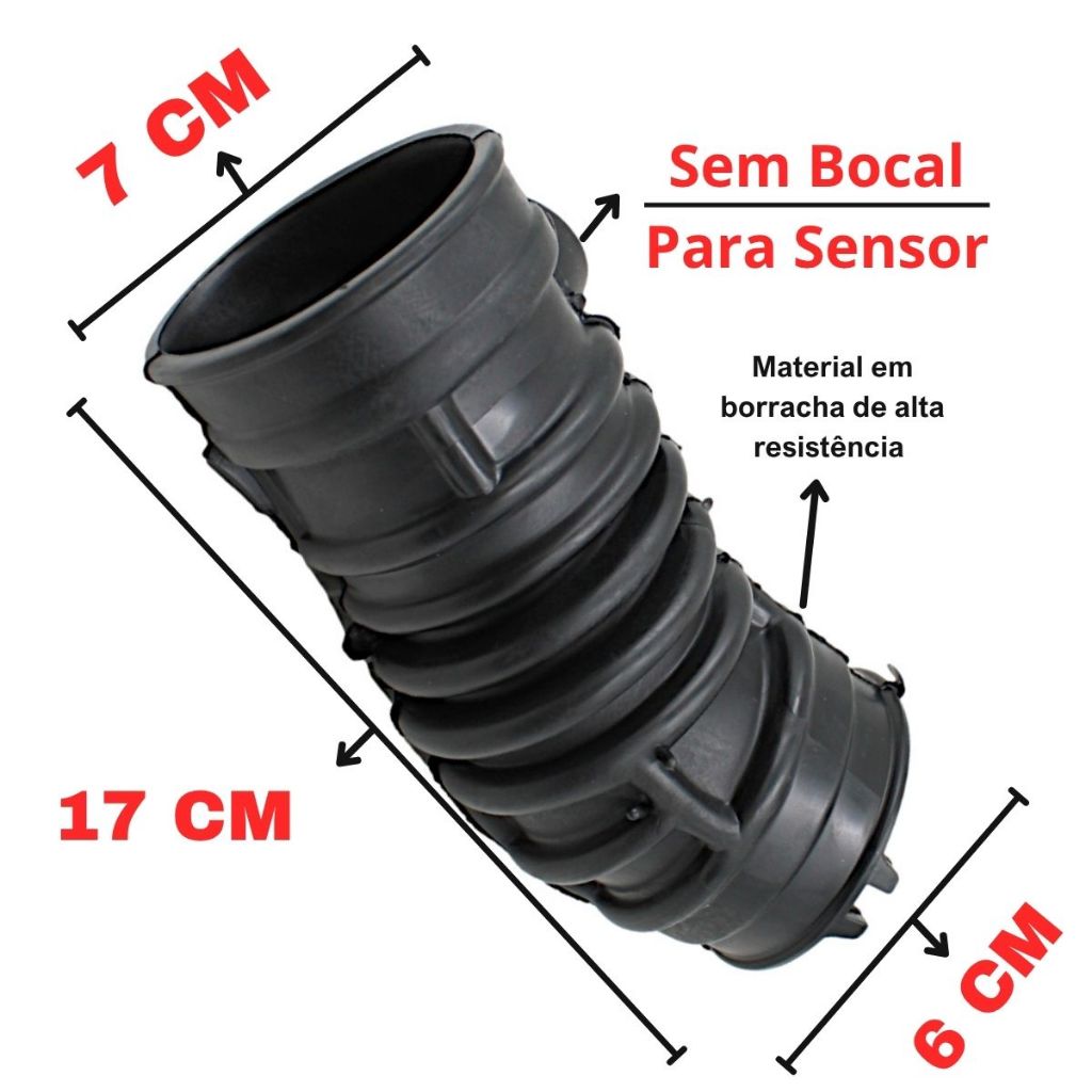 Mangueira Filtro De Ar Gm Celta Corsa Prisma 1.0 e 1.6 VHC - Sem Furo para bocal Ref. Orig 93396087 em Oferta na Shopee