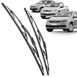 Par Palheta Dianteira Limpadora de Para-brisa Gol Saveiro Voyage G5 de Ferro em Oferta na Shopee