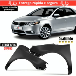 Par/Un Paralama Dianteiro Cerato 2009 2010 2011 2012 2013 Mold. Original Para Lama Curvao