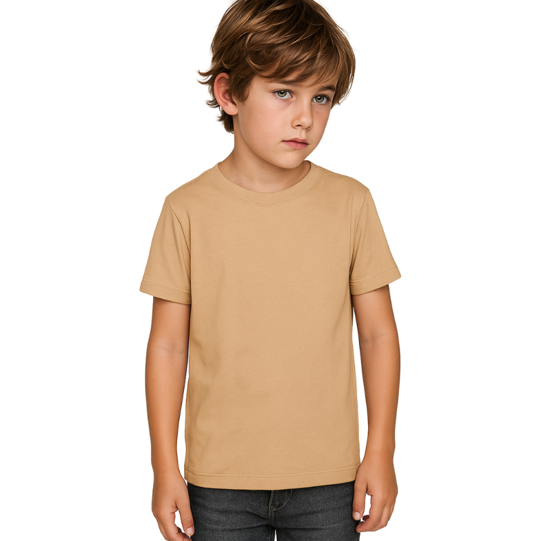 Camisetas Infantil 100% Algodão Fio 30.1 Penteado Barato