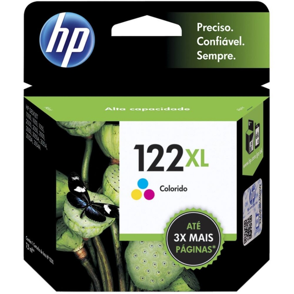 Cartucho Tinta HP 122xl Color J210 510 610 Original
