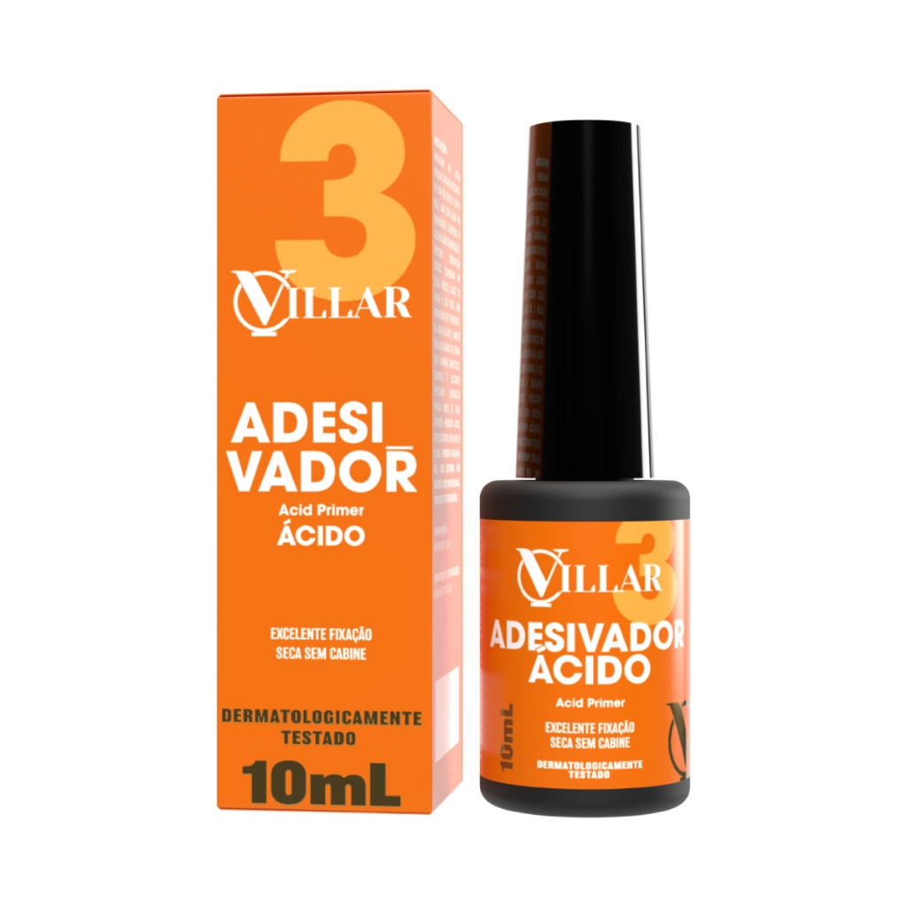 Primer Adesivador para Unhas com Ácido Villar 10ml