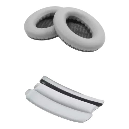 Kit Espumas Almofadas e Headband Velcro Compativeis Para Bose Qc25 Qc35 -  Qc 25 Qc 35 .