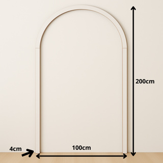 Arco Romano em MDF Branco 200x100cm – Parede Decorativa em Oferta na Shopee