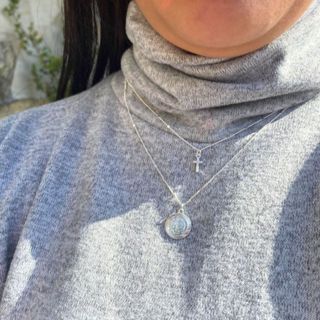 Corrente Grumet Prata 925 Com 2 Pingentes por Sobreposição São Bento + Cruz Cravejada e Extensor em Oferta na Shopee