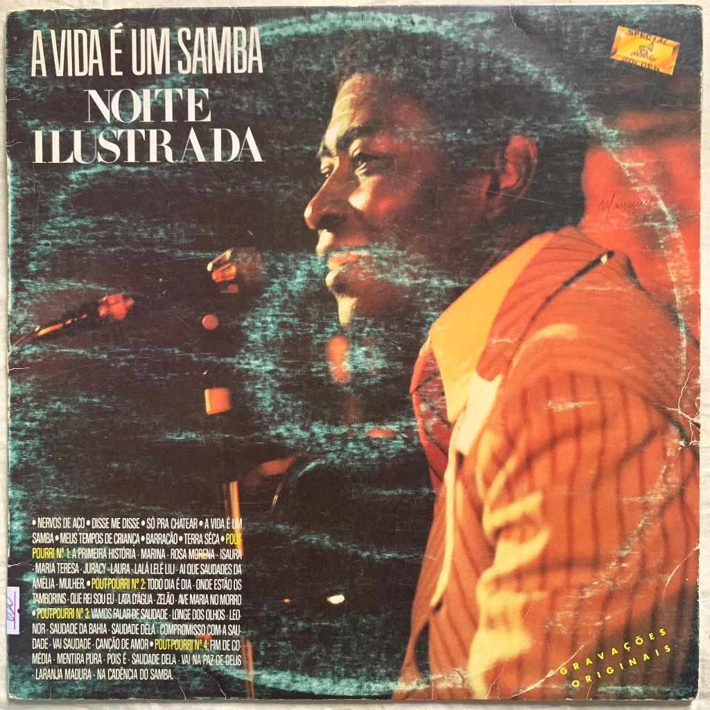 Disco de Vinil LP - Noite Ilustrada - A Vida é Um Samba - 1987