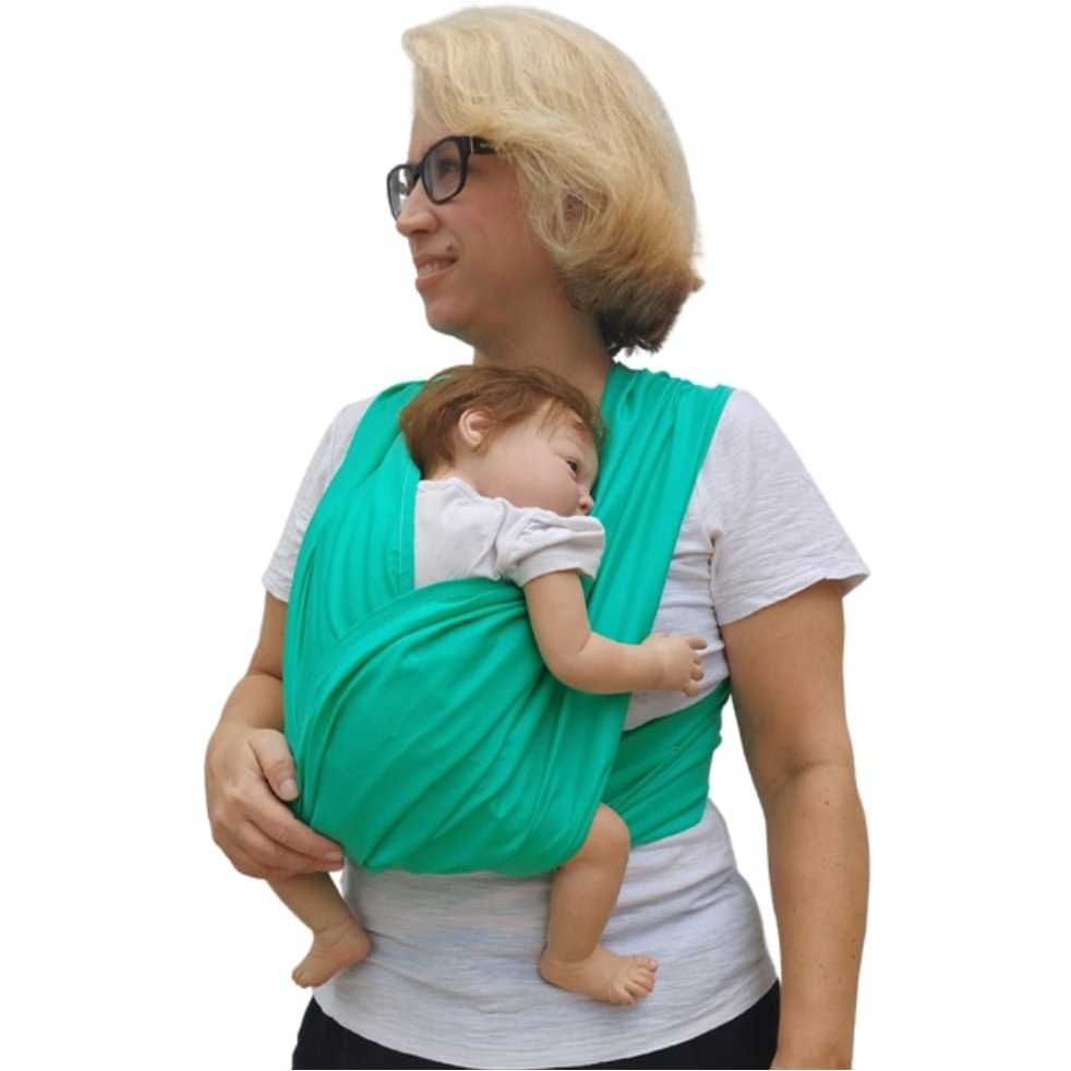 Wrap Sling de Vestir - FastSling de Vestir PiêPaô Sling Turquesa