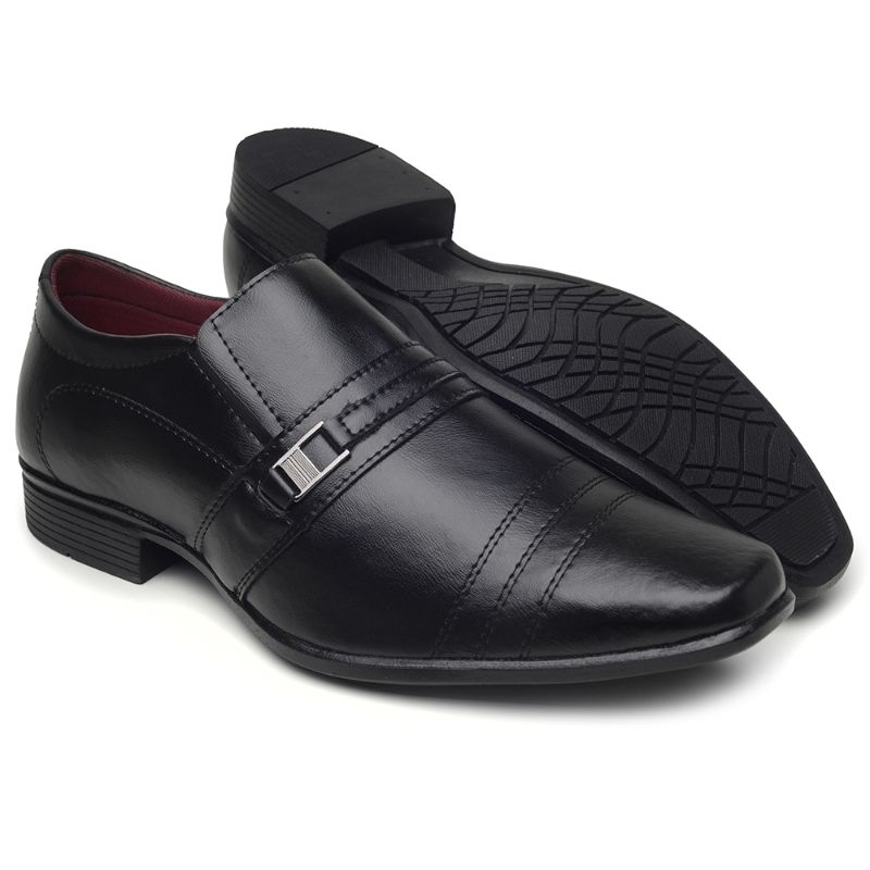 Sapato Social Masculino Estilo Italiano do 37 ao 44 Siroco Preto Ref 112 em Oferta na Shopee