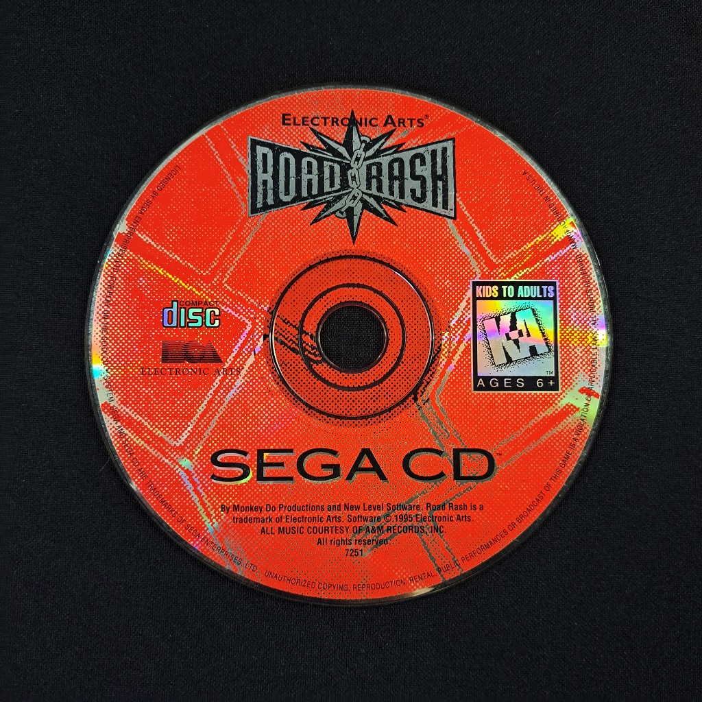 Road Rash Original Sega Cd Mega Drive - Só o disco.