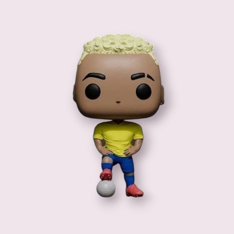 Boneco Neymar Personalizado Artesanal Colecionável Estilo Futebol Geek Nerd