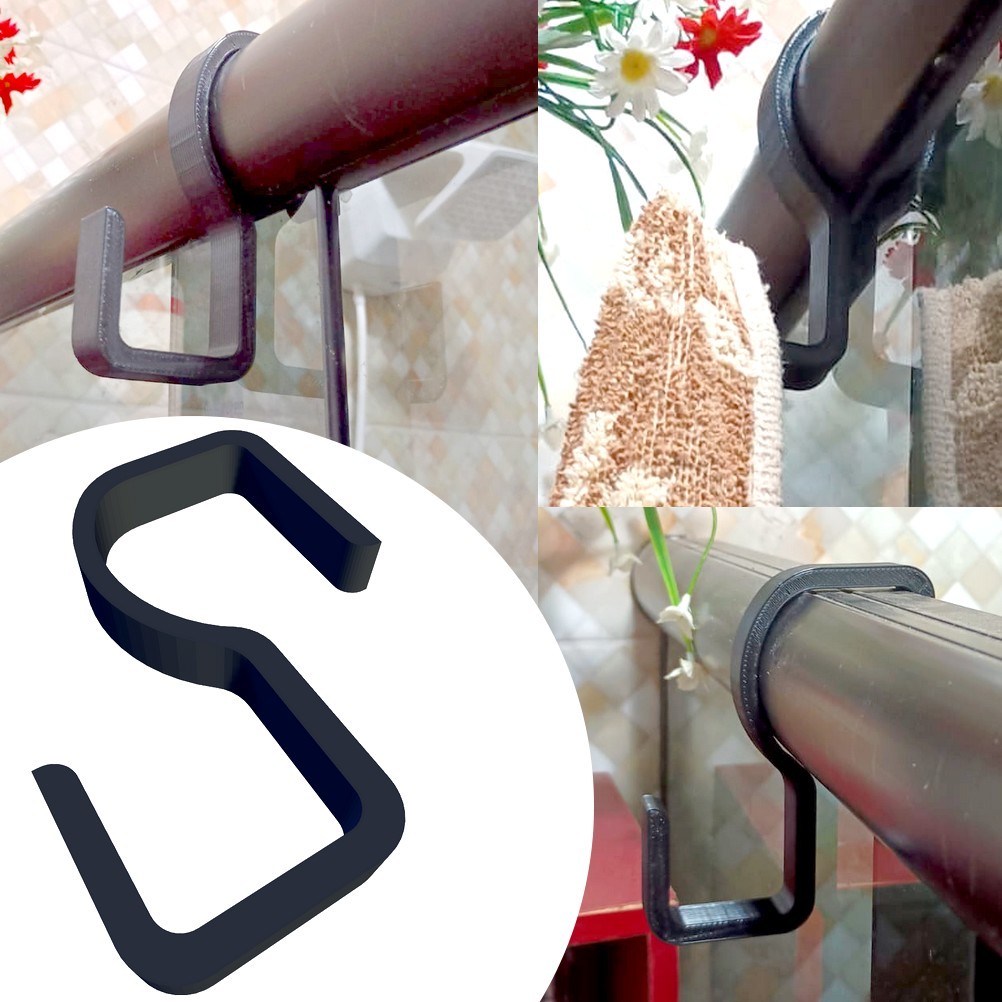 Suporte Gancho Porta Toalha Para Box Banheiro Roupa Bolsa Roupão em Oferta na Shopee