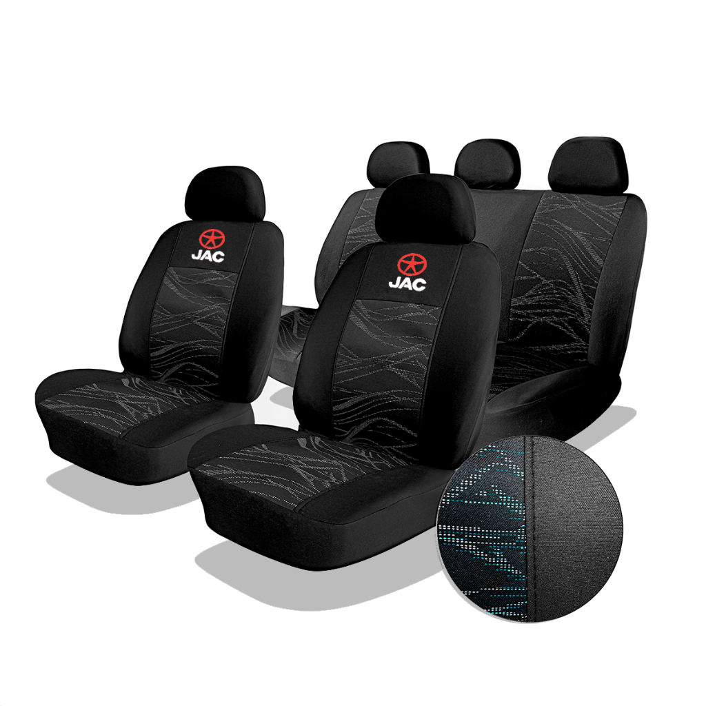 Capa Para Banco Carro Tecido Estofado Grosso Automotivo Jac Motors Jogo J2 J3 J5 T40 T50