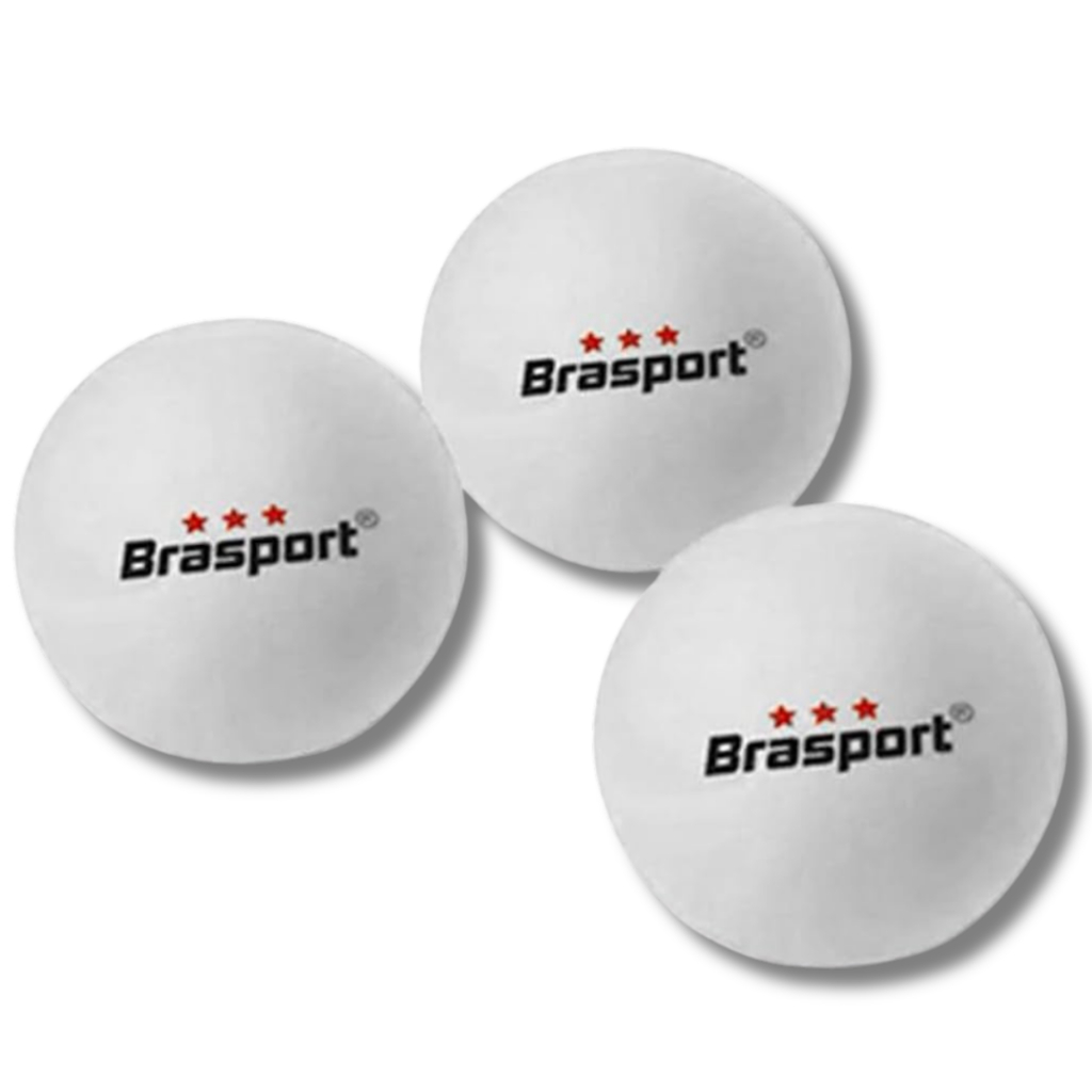 Kit 3 Bolinha de Ping Pong Tênis de Mesa Bola