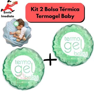 Kit 2 Bolsas Termo Gel Baby Térmica 75 ML Compressa Fria Ou Quente Para bebês Crianças Recém-nascido