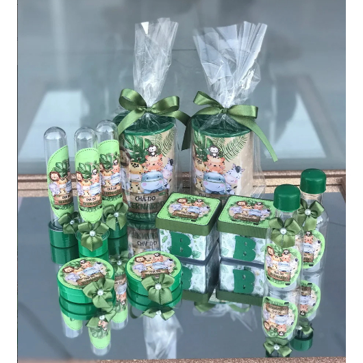 kit festa  50 Itens personalizados Safari -  fazemos todos os temas
