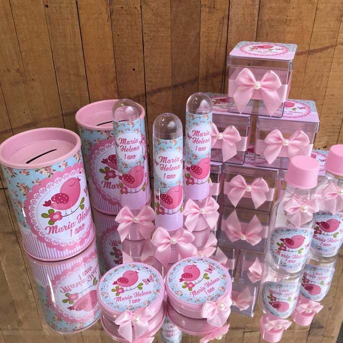 kit festa  50 Itens personalizados Jardim Encantado -  fazemos todos os temas