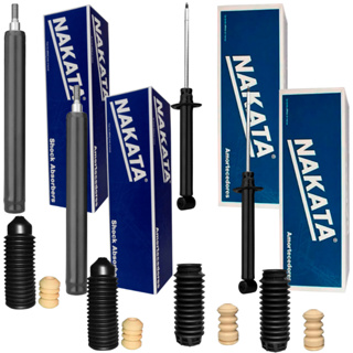 04 Amortecedores Dianteiros Traseiros Originais Nakata Gol Bola G2 G3 G4 1997 até 2009 + Batentes em Oferta na Shopee