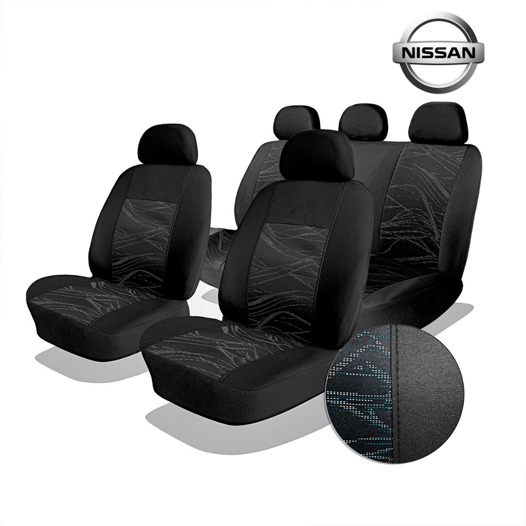Capa Para Banco Carro Tecido Estofado Grosso Automotivo Nissan Versa Sentra Frontier Livina March