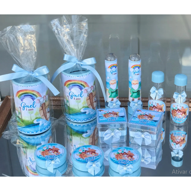 kit festa  50 Itens personalizados Arca de Noé -  fazemos todos os temas