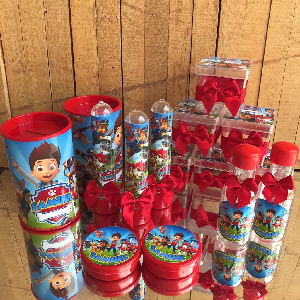 kit festa  50 Itens personalizados Patrulha Canina -  fazemos todos os temas