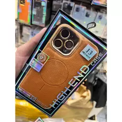 Capa Capinha Couro Croco Luxo Compatível com IPhone 11 12 13 14 15 16 pro max